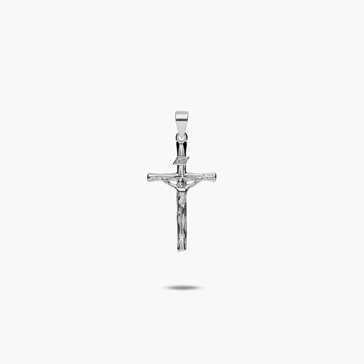 Cruz Cristo de plata de 1ª ley 26 mm