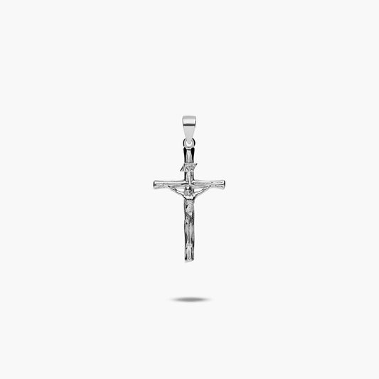 Cruz Cristo de plata de 1ª ley 26 mm