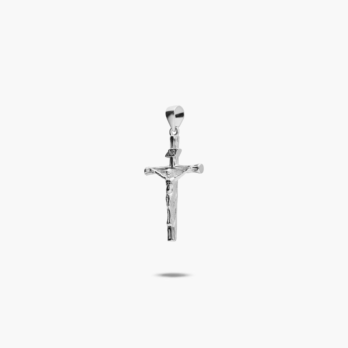 Cruz Cristo de plata de 1ª ley 26 mm