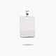 Colgante placa plata 1ª ley 22 mm