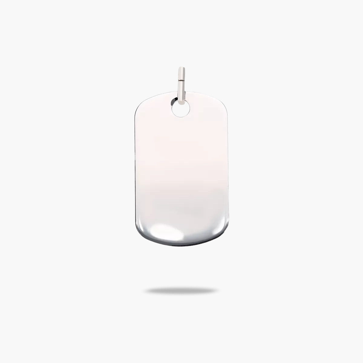 Colgante placa plata 1ª ley 30 mm