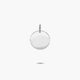 Colgante placa plata 1ª ley 15 mm