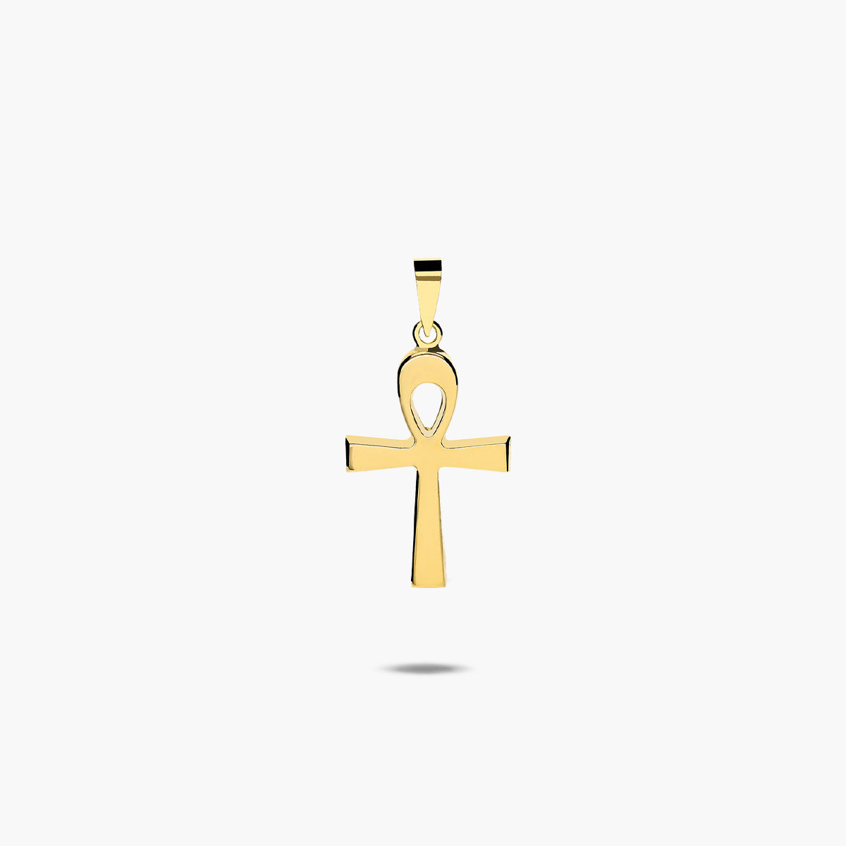 Cruz de la vida 22mm oro 18 quilates