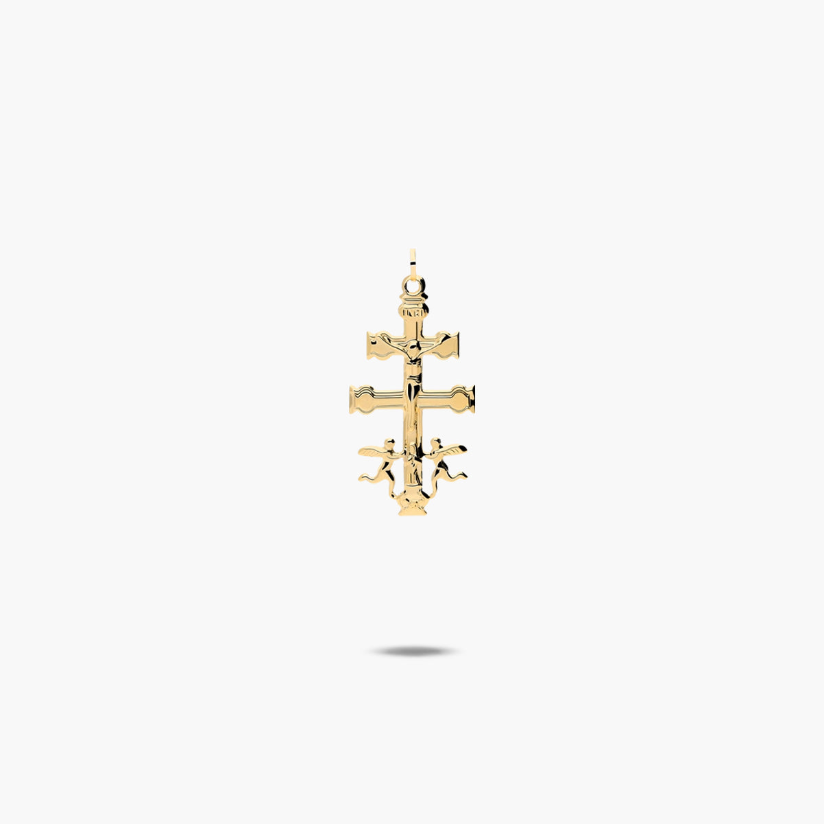 Cruz de Caravaca de oro 18K 18 mm