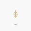 Cruz de Caravaca de oro 18K 14 mm