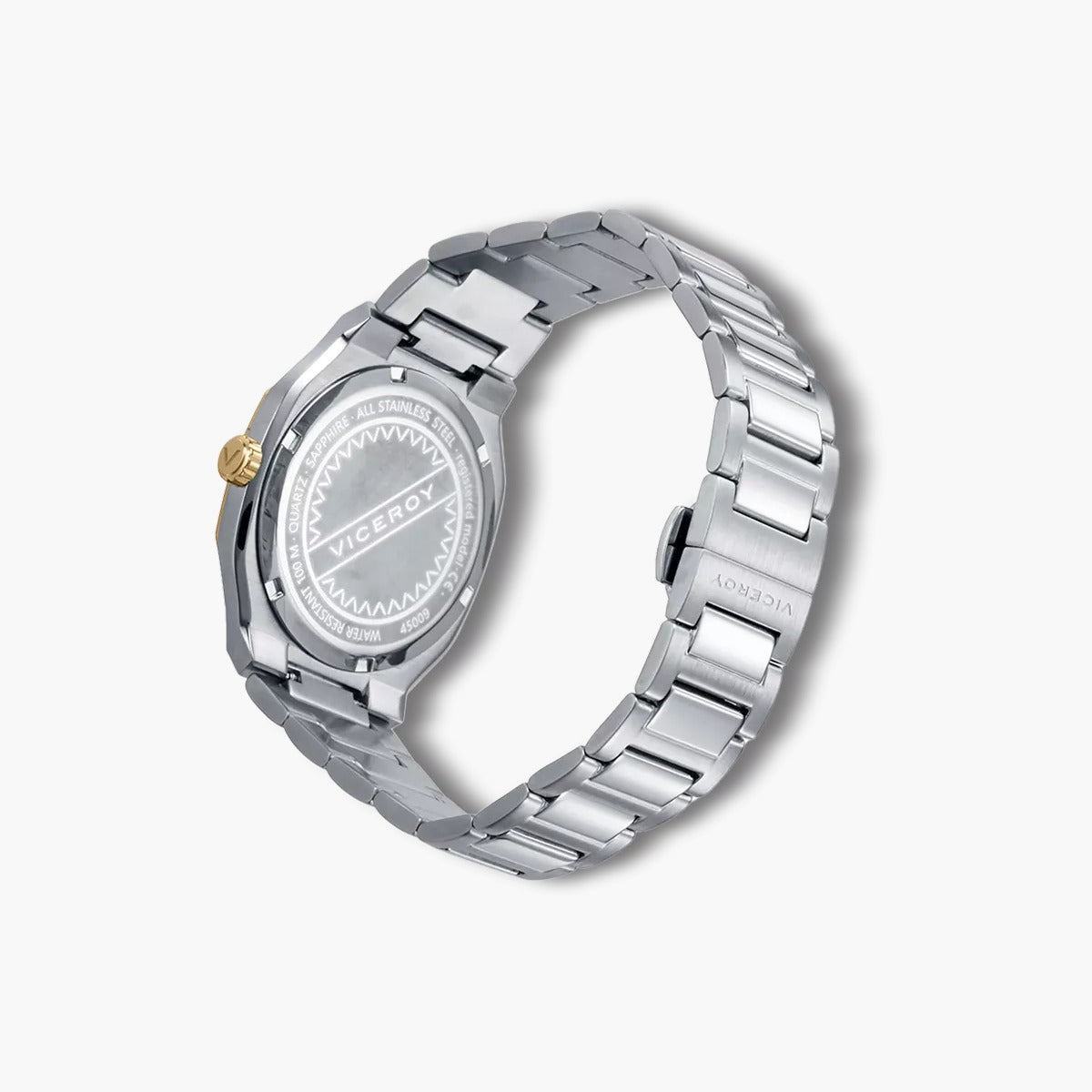 Reloj Viceroy Cápsula 45009-33 acero esfera azul y dorada