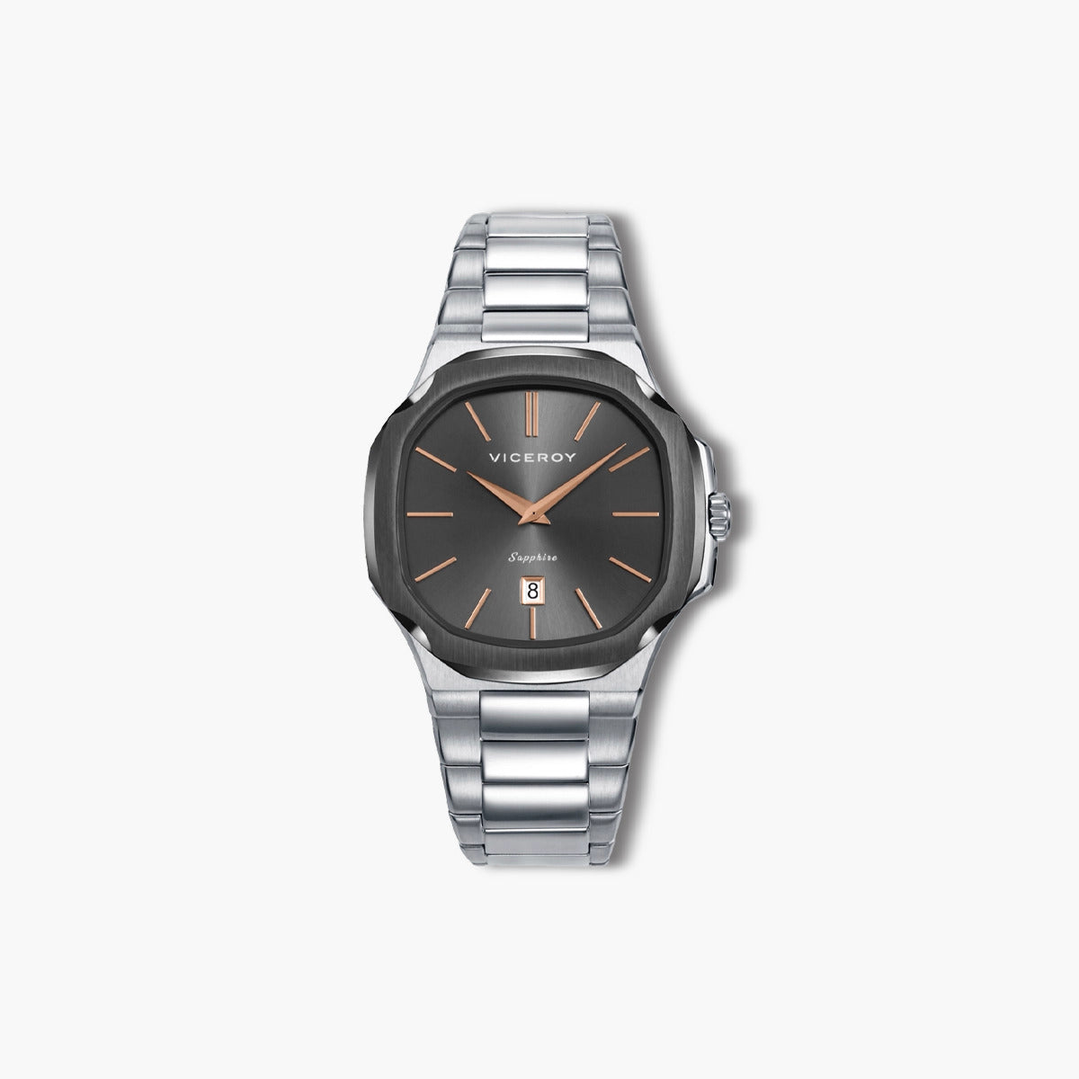 Reloj Viceroy Cápsula 45111-17 acero esfera negra