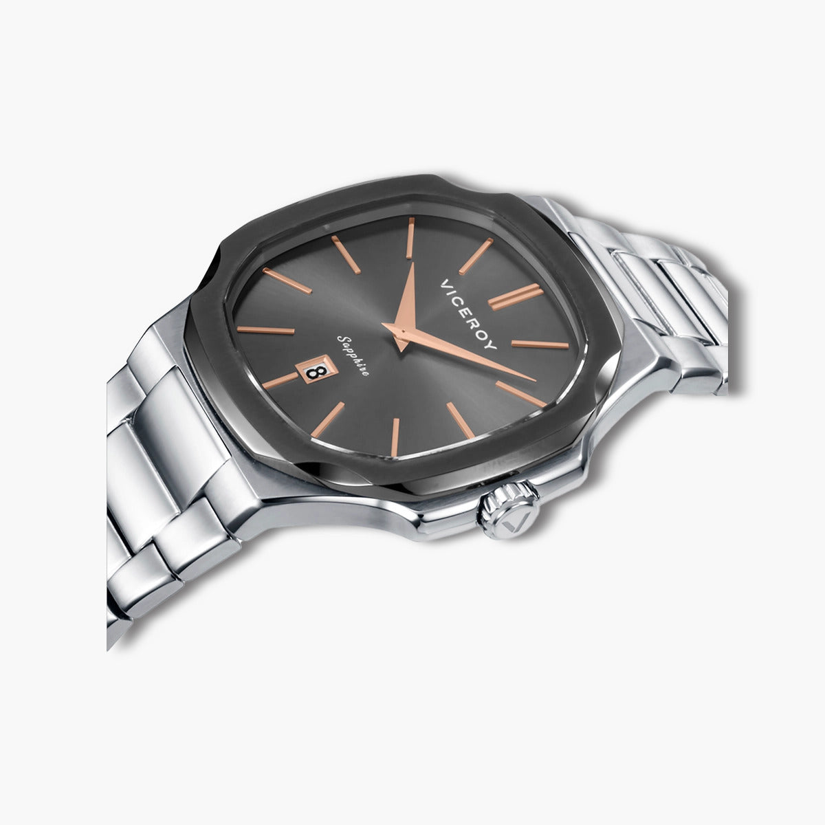 Reloj Viceroy Cápsula 45111-17 acero esfera negra