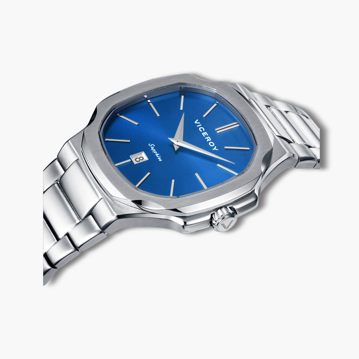 Reloj Viceroy Cápsula 45111-37 acero esfera azul
