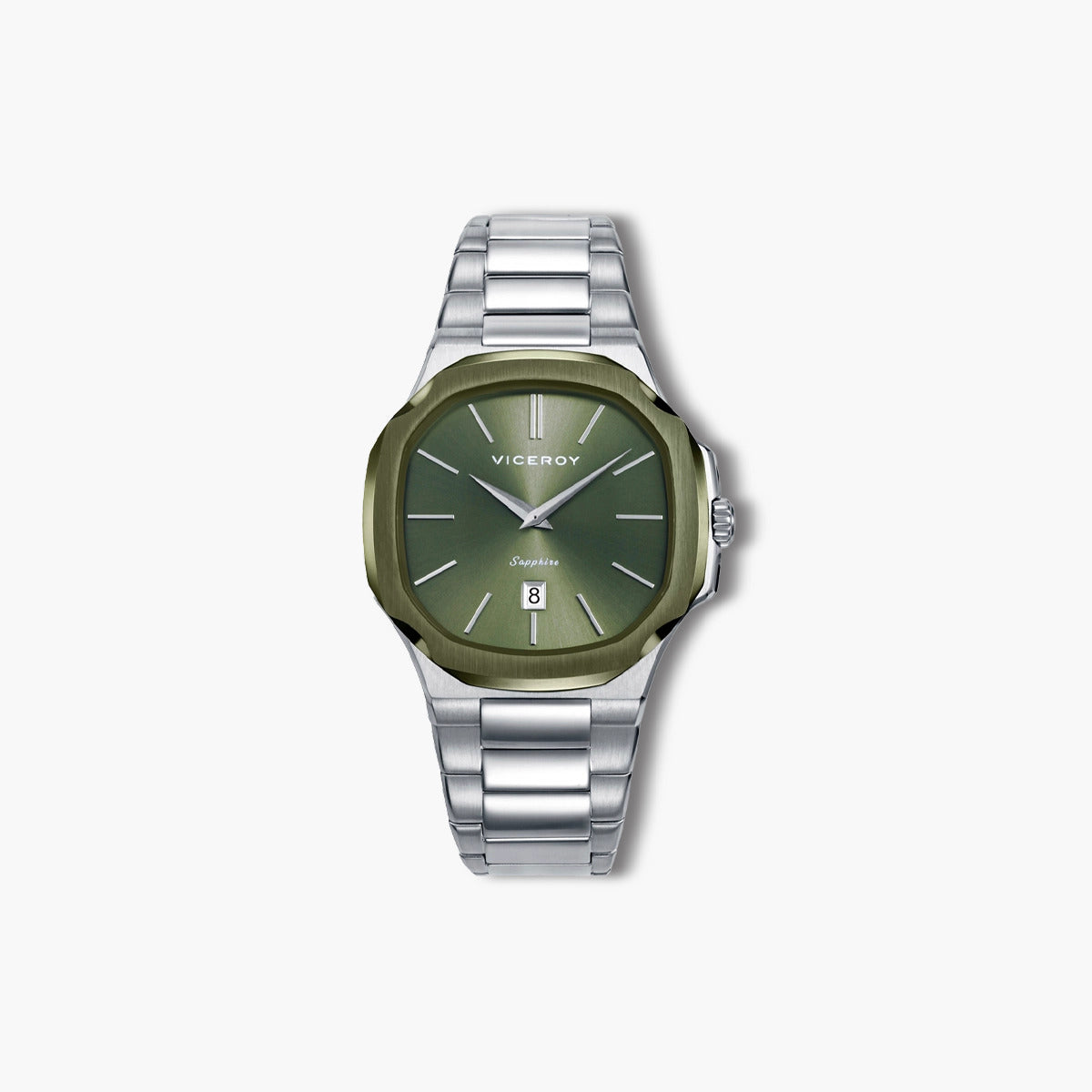 Reloj Viceroy Cápsula 45111-67 acero esfera verde