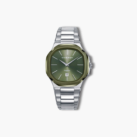 Reloj Viceroy Cápsula 45111-67 acero esfera verde