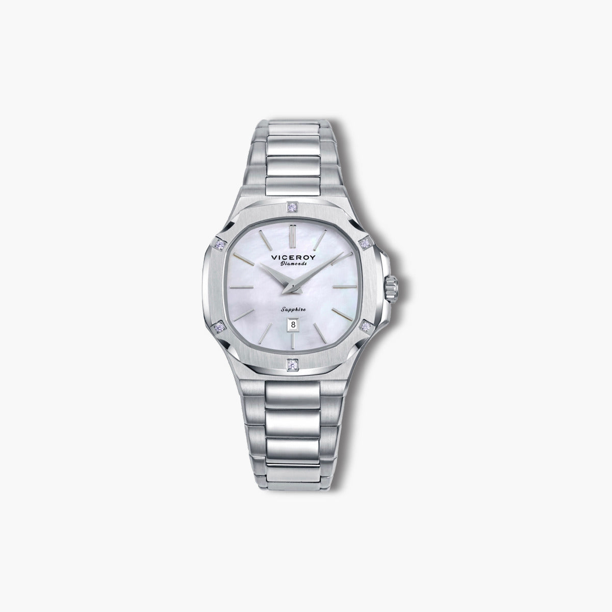 Reloj Viceroy Cápsula 45112-07 acero esfera blanca