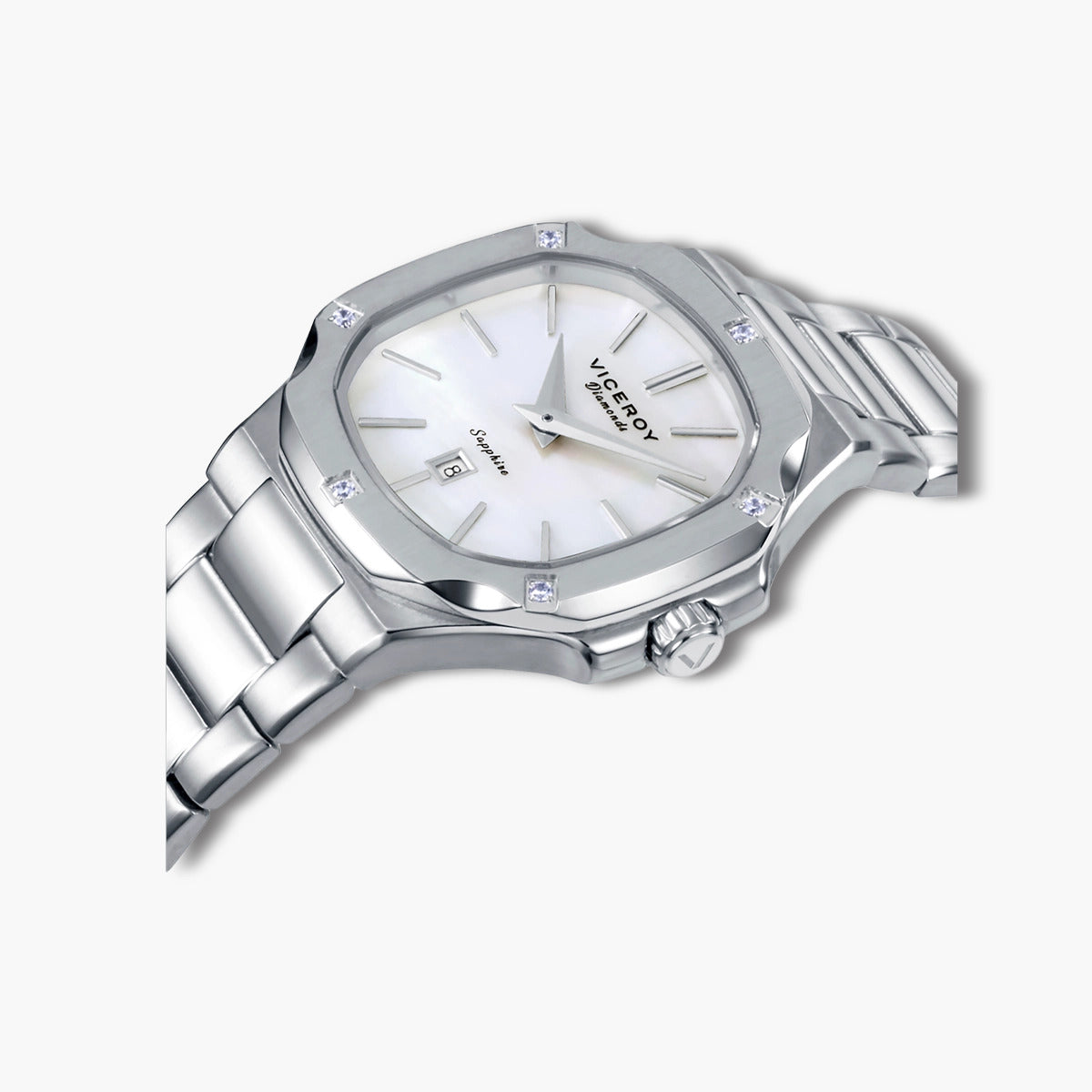 Reloj Viceroy Cápsula 45112-07 acero esfera blanca