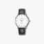 Reloj Viceroy Swiss Made 45117-07 piel negra esfera blanca