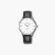 Reloj Viceroy Swiss Made 45117-07 piel negra esfera blanca