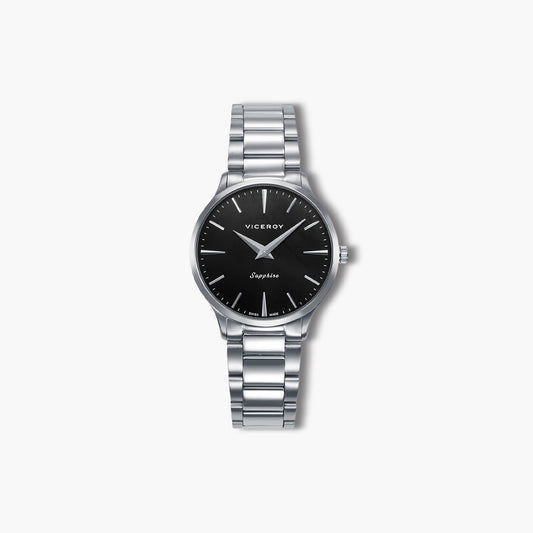 Reloj Viceroy Swiss Made 45118-57 acero esfera negra