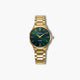 Reloj Viceroy Swiss Made 45118-67 acero dorado esfera verde