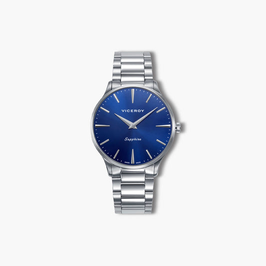 Reloj Viceroy Swiss Made 45119-37 acero esfera azul