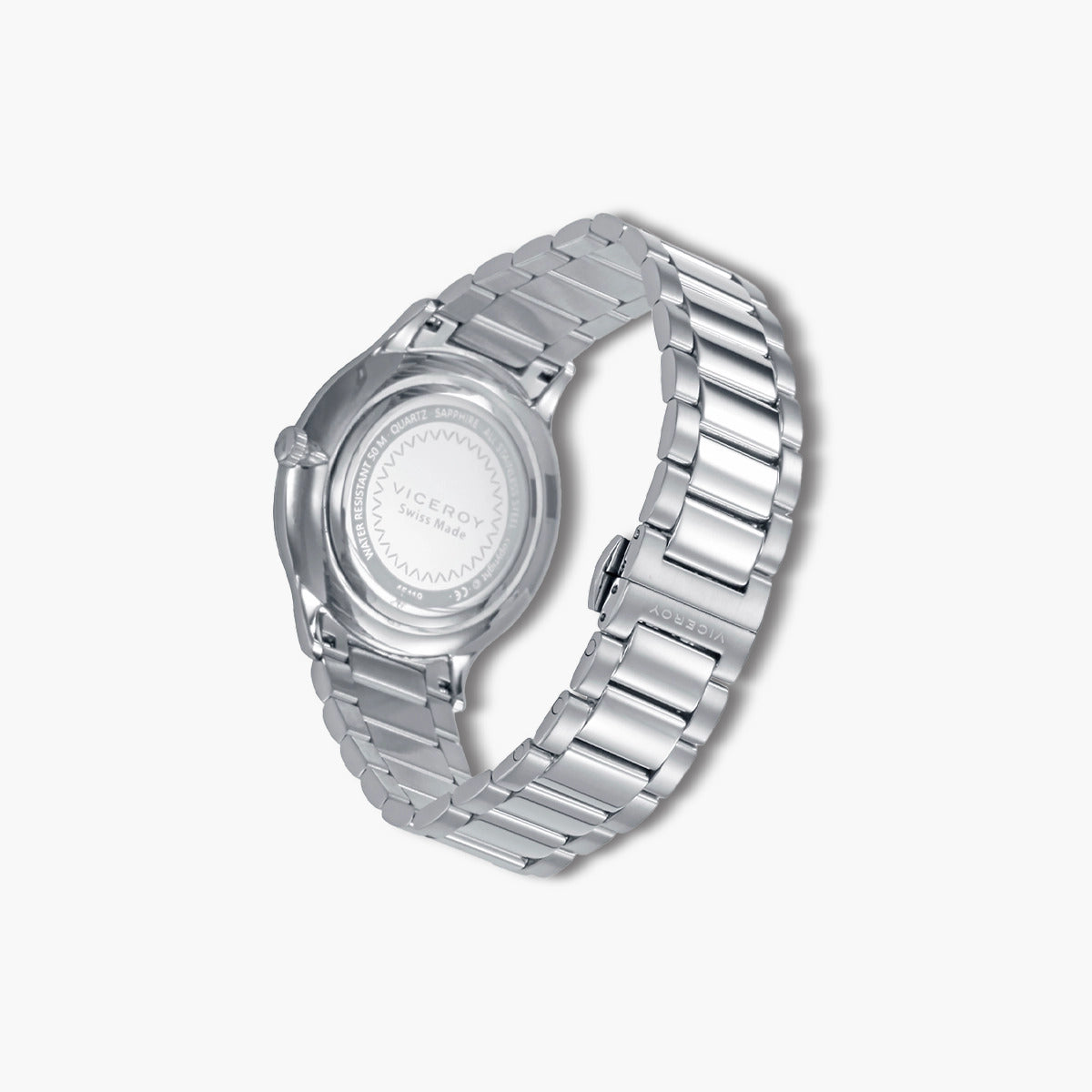 Reloj Viceroy Swiss Made 45119-57 acero esfera negra