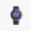 Reloj Viceroy Magnum 46845-37 cronógrafo piel marrón esfera azul
