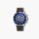 Reloj Viceroy Magnum 46845-37 cronógrafo piel marrón esfera azul