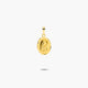 Medalla Virgen niña con velo de oro 18K 16 mm