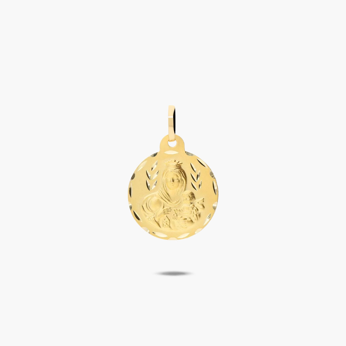 Medalla Virgen del Carmen de oro 18K 20 mm