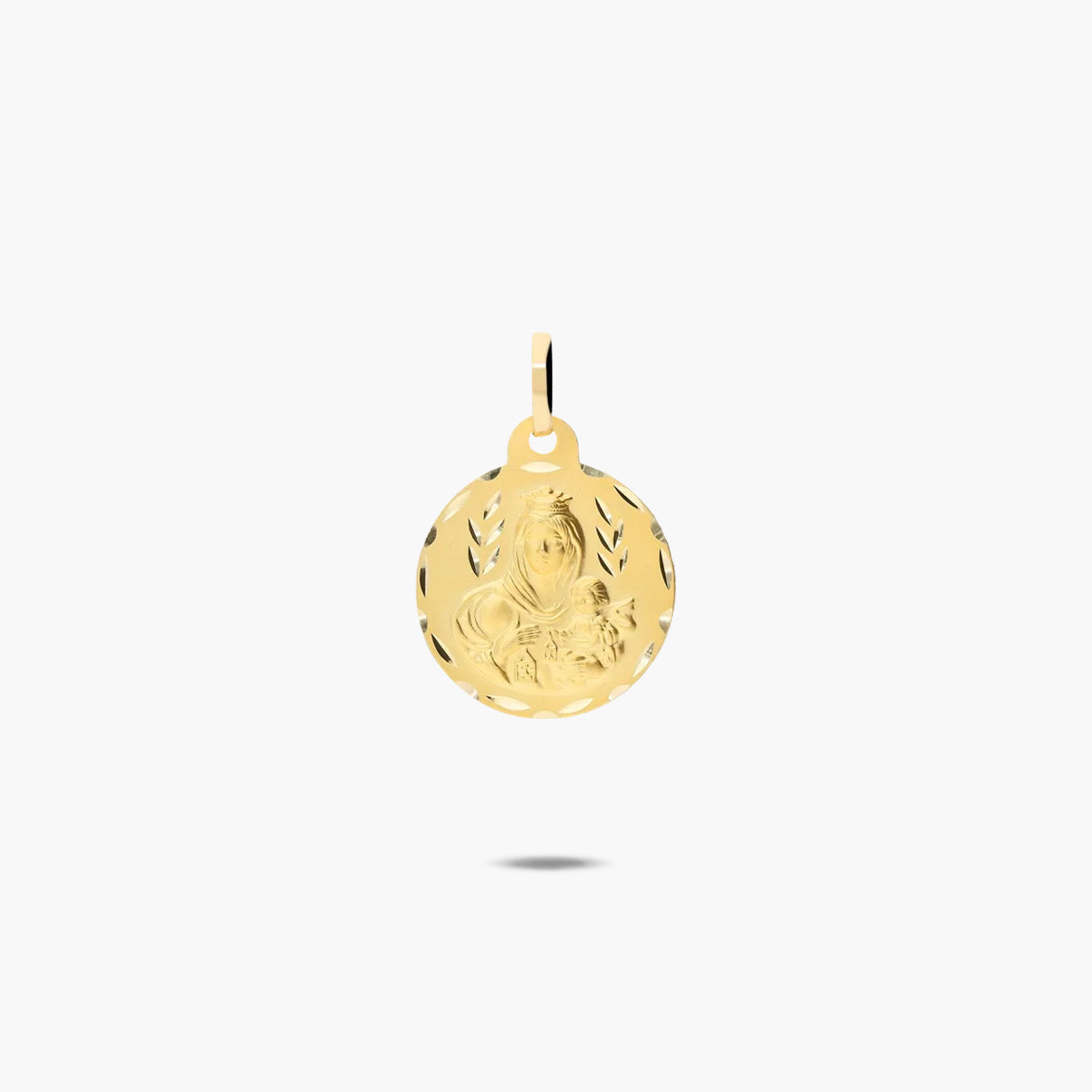 Medalla Virgen del Carmen de oro 18K 18 mm