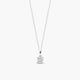 Collar diamante natural 0.05 ct. oro 18 quilates