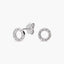 Pendiente diamante natural 0.12 ct. oro 18 quilates