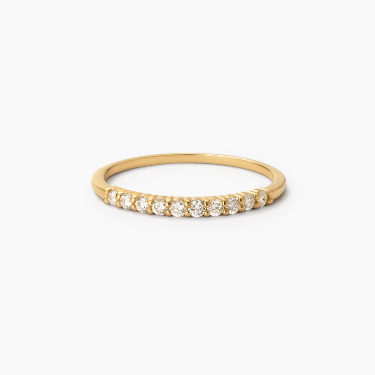Anillo de oro 18K diamante natural 0.25 ct. STARS