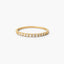 Anillo de oro 18K diamante natural 0.25 ct. STARS