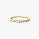 Anillo de oro 18K diamante natural 0.25 ct. STARS