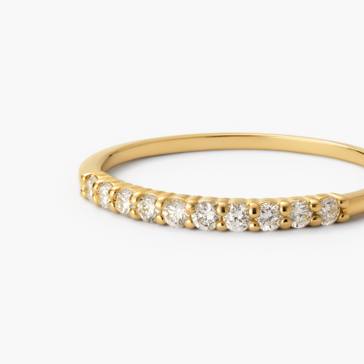 Anillo de oro 18K diamante natural 0.25 ct. STARS