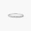 Anillo de oro blanco 18K diamante natural 0.25 ct. STARS