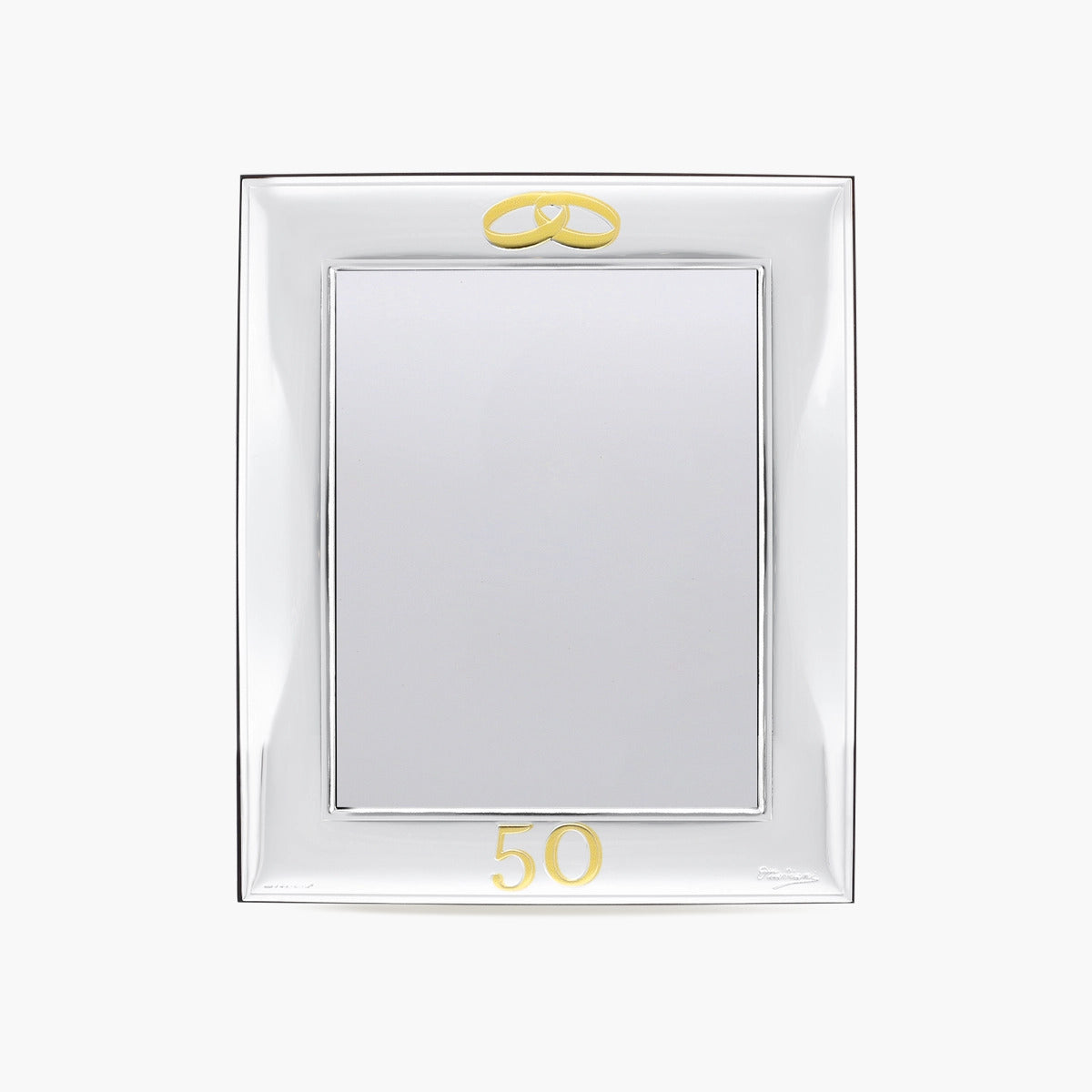 Marco aniversario plata bilaminada 13x18 cm