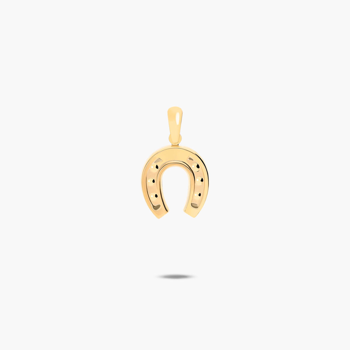 Colgante herradura de oro 18K 12 mm