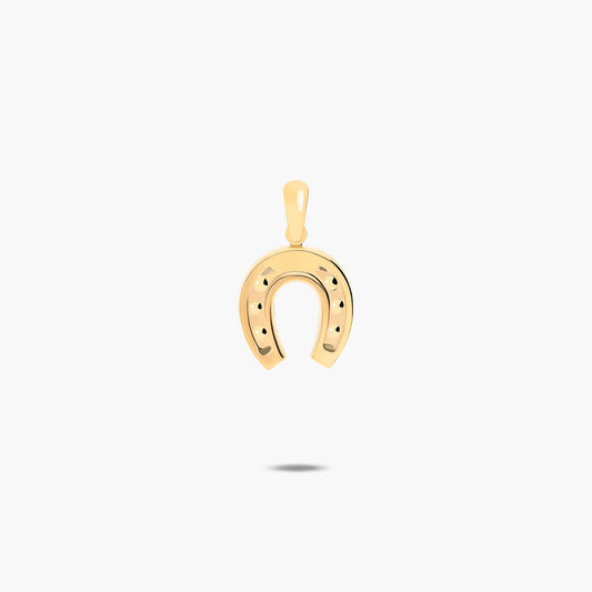 Colgante herradura de oro 18K 12 mm