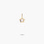 Colgante estrella de oro 18K nácar 6 mm