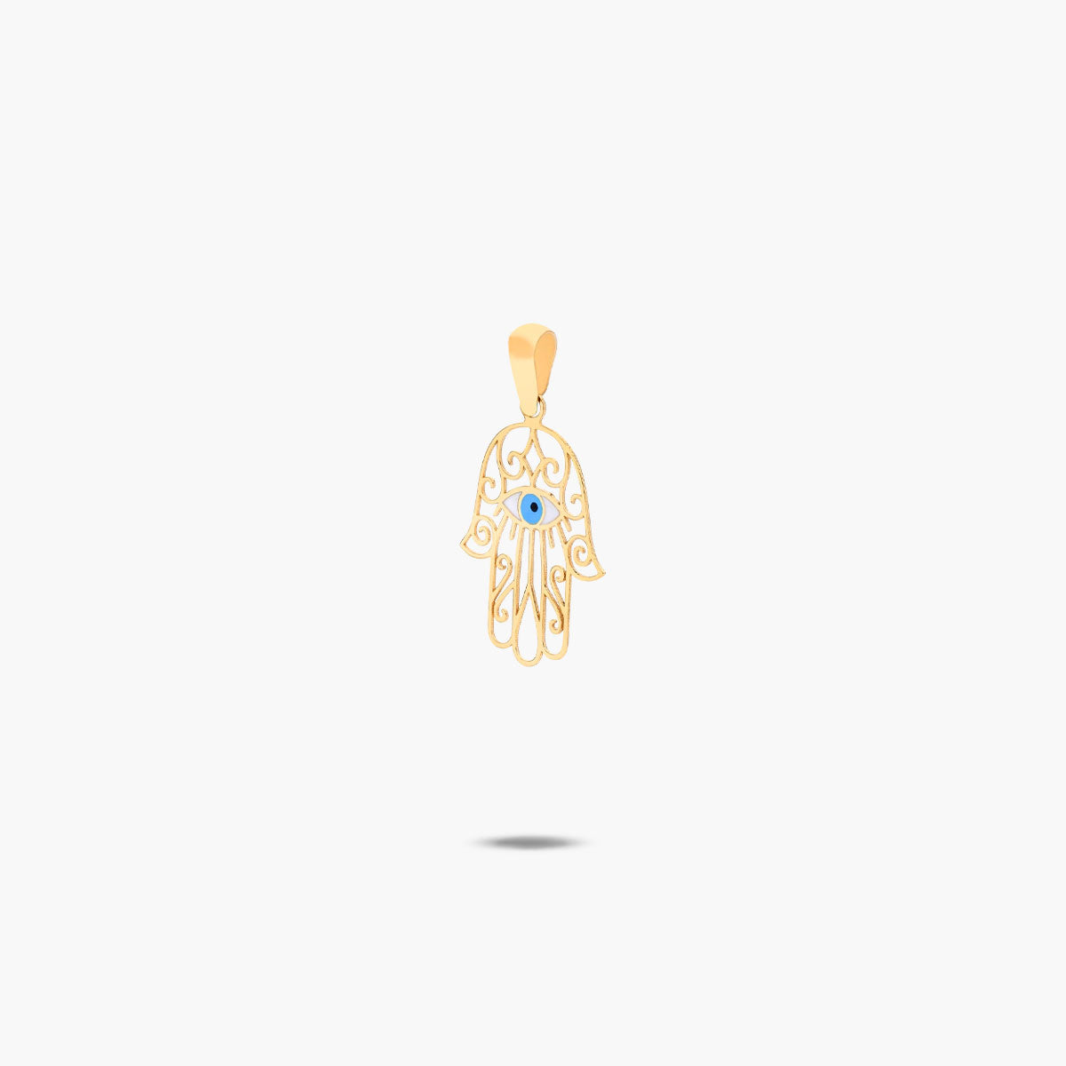 Colgante mano de Fátima de oro 18K 17 mm