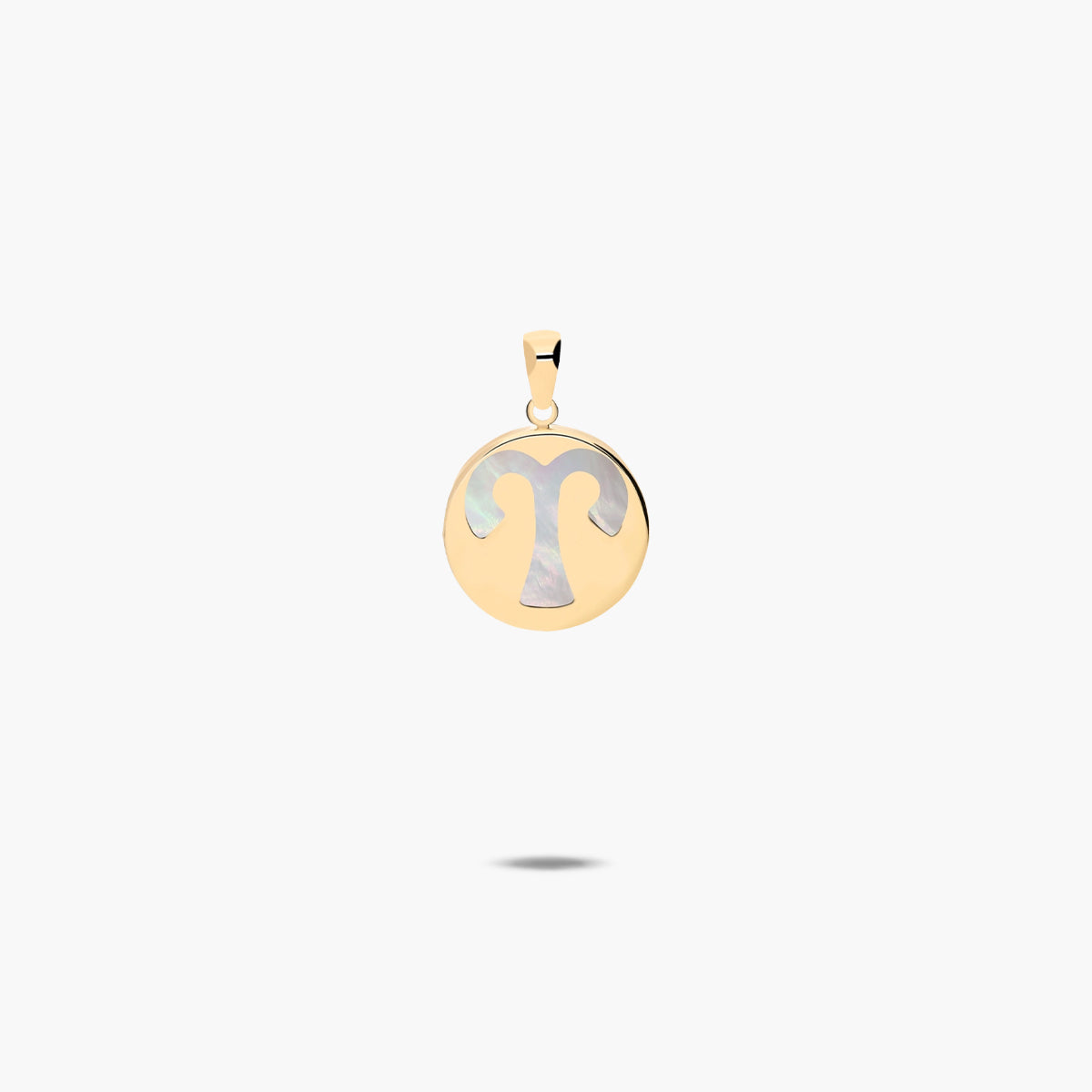 Colgante de oro 18K Aries MY SIGN NACRE