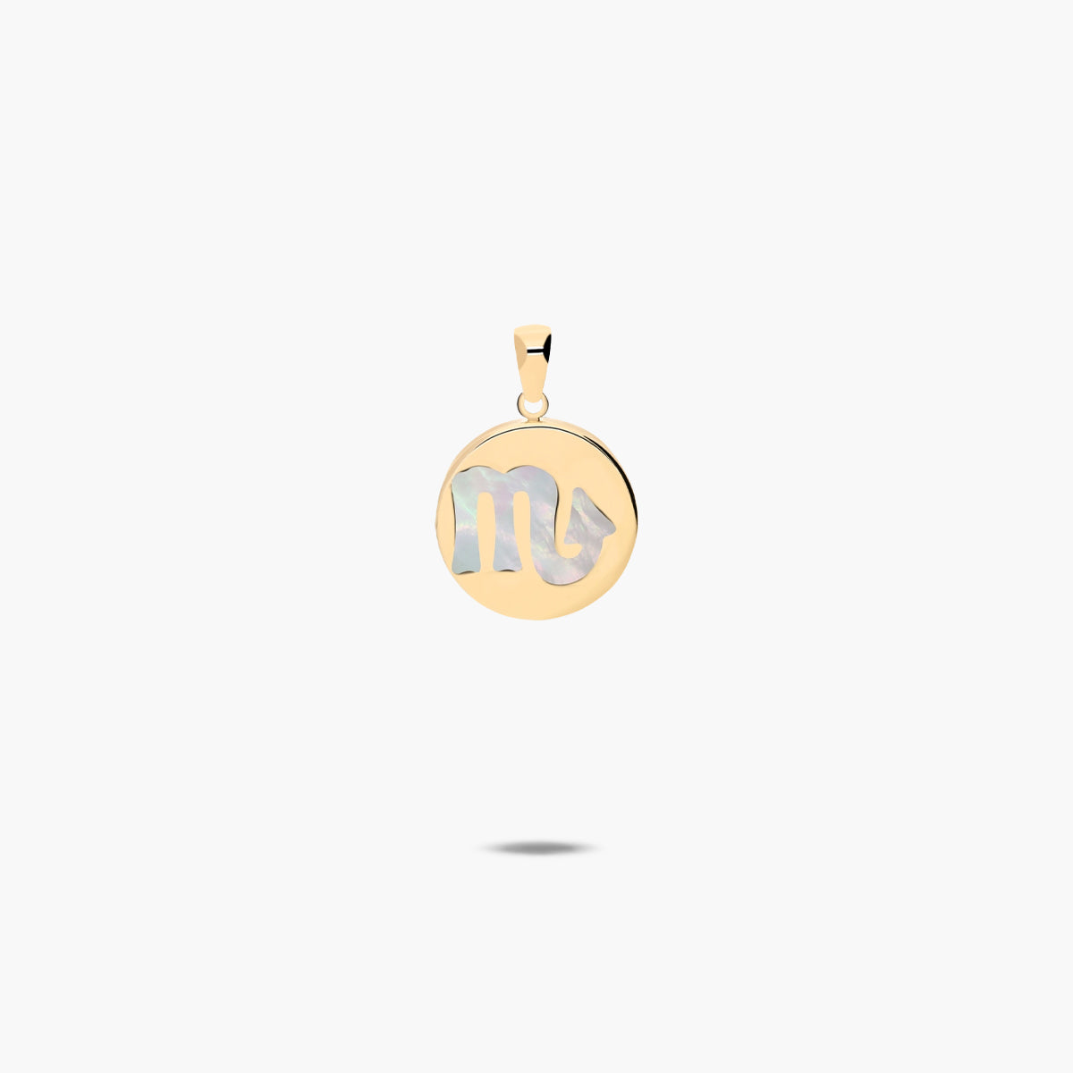 Colgante de oro 18K Escorpio MY SIGN NACRE