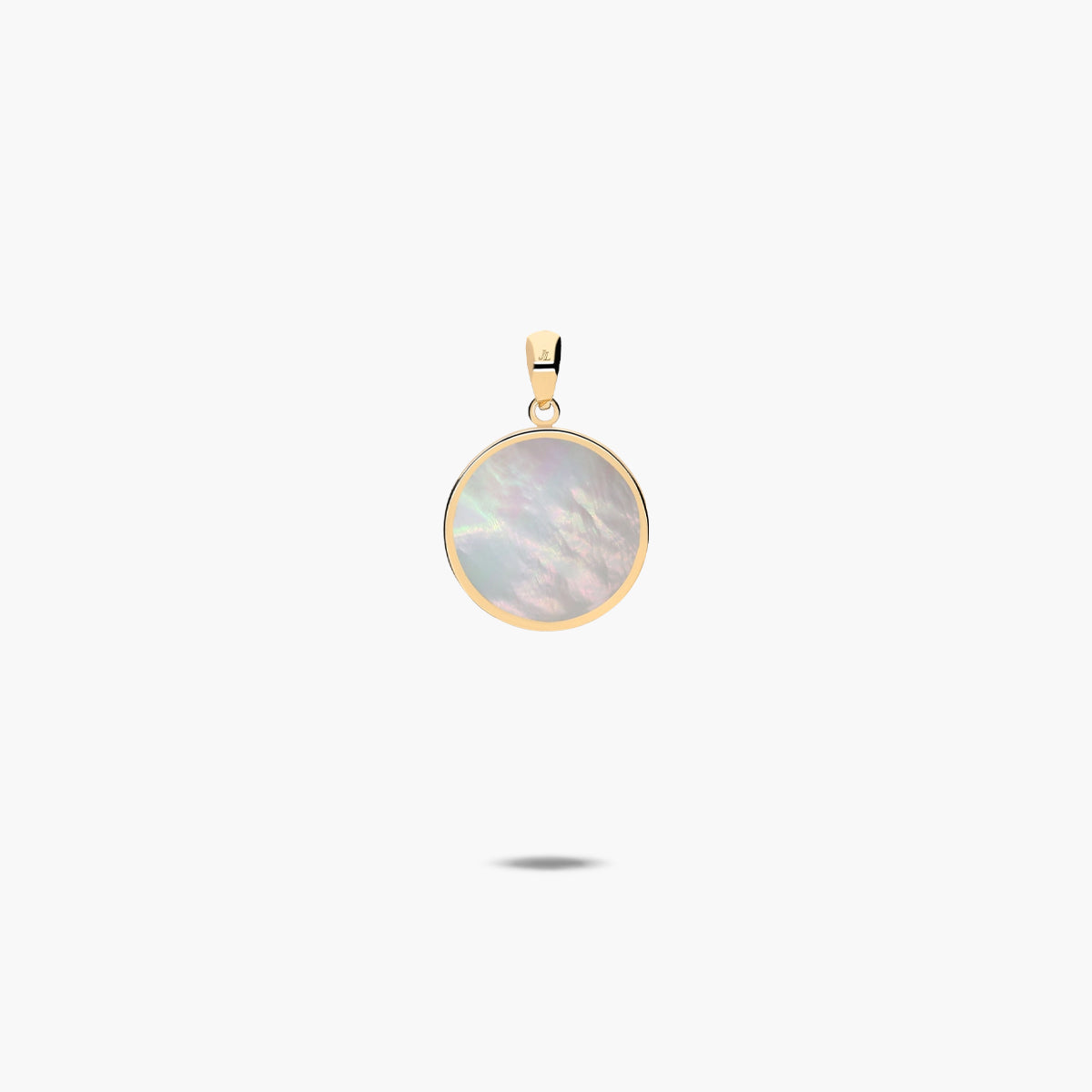 Colgante de oro 18K Géminis MY SIGN NACRE