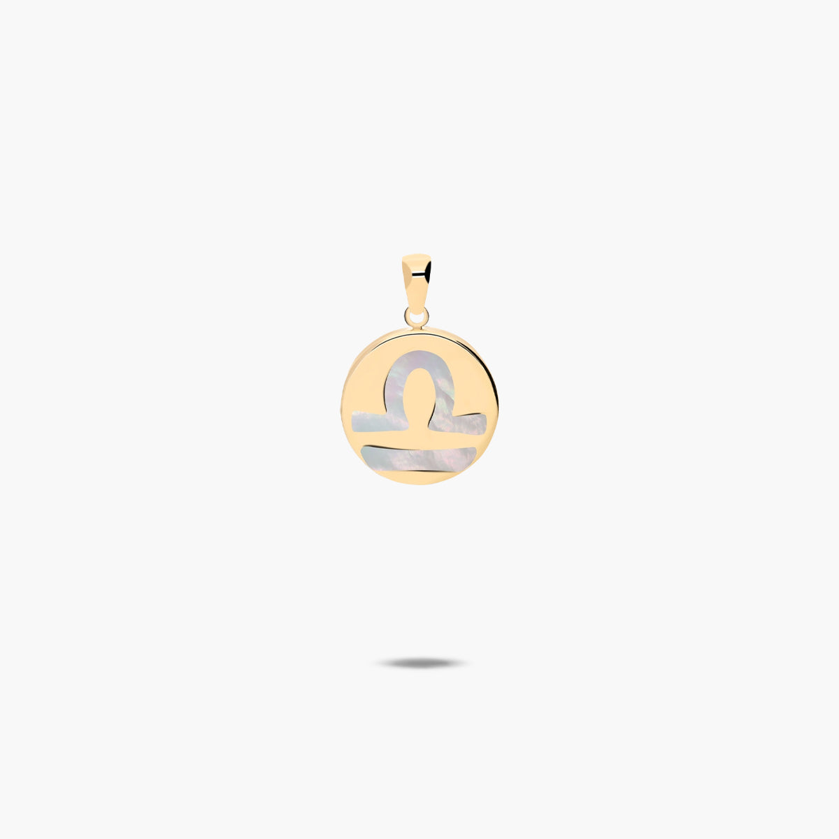 Colgante de oro 18K Libra MY SIGN NACRE