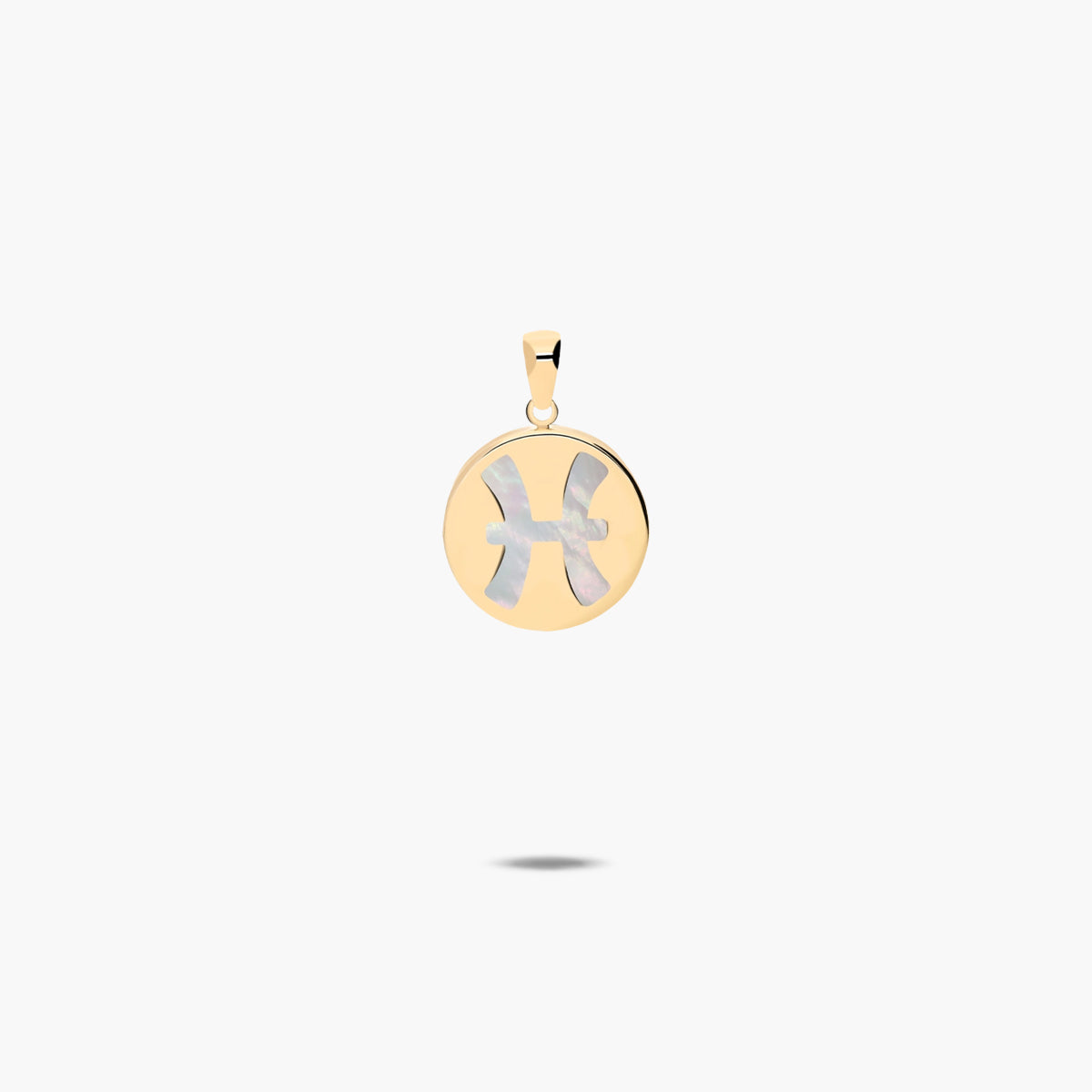 Colgante de oro 18K Piscis MY SIGN NACRE