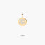 Colgante de oro 18K Virgo MY SIGN NACRE