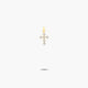 Cruz de oro 18K circonita cúbica