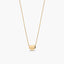 Collar corazón de oro 18K 6 mm