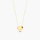 Collar corazón de oro 18K 10 mm