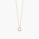 Collar de oro 18K circonitas O ABECEDARY
